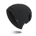 thumbnail image 1 of Fashion Couples Women Men Sport Style Solid Stripe Keep Warm Winter Outdoor Knitted Hats Trapper Hat Fashion Insulated Hats for Men Clementine Hat Trapper Hat with Bill Mens Plaid Winter Hat, 1 of 8