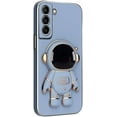 thumbnail image 1 of Fashion Creative Cute Astronaut Bracket TPU Phone case for Samsung Galaxy M30S M31 M32 4G M33 M51 M62 Bumper Popular Spaceman Stand Shockproof Protective Back Cover(Blue,M31), 1 of 8