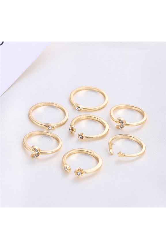 Fashion Creative Retro Alloy Joint Ring Women