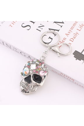 Fashion Creative Skull Keychain Colorful Skull Backpack Pendant