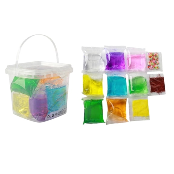 Fashion Creative Slime Sensory Gadget Set for Adults Soft Texture Squishy Fidget Toys for Office Desk Diverse Tactile Slime Kits with Decorative Accessories 1 Pack
