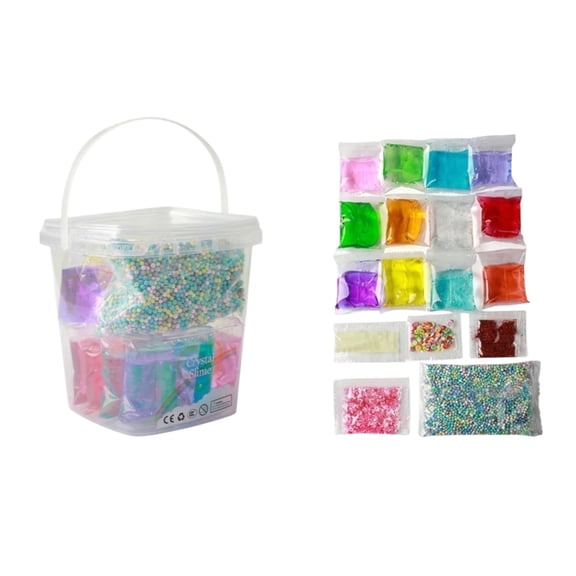 Fashion Creative Slime Sensory Gadget Set for Adults Soft Texture Squishy for Office Desk Diverse Tactile Slime Kits with Decorative Accessories 1 Pack