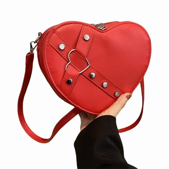 Fashion Crossbody Bag for Women Phone Bag Heart Shaped Shoulder Bag Everyday Bag