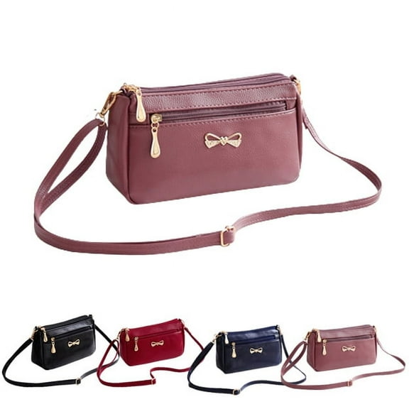 Fashion Crossbody Shoulder Bag Women Pu Leather Handbags,Pink