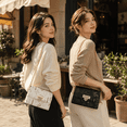 thumbnail image 1 of Fashion Crossbody Shoulder Bag for Women Small Satchel Purse Lightweight Handbag with Letter Pattern for Travel Shopping Work--Black, 1 of 7