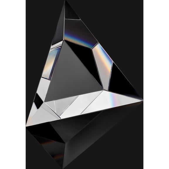 Fashion Crystal Triangle Trophy (6.5 X 6.5) Made In China gm8815