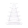 thumbnail image 1 of Fashion Cupcake Holder with Metal Base PET Versatile Dessert Stand for Showcasing Cake on Special Occasion, 1 of 9