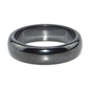 Unisex Hematite Magnetic Ring Geometric Design European American Fashion Individually Packed Ring