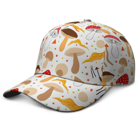 Fashion Cute Baseball Hats Mushroom Adjustable Hat Adjustable Casual Outdoor Caps Outdoor Sports Birthday