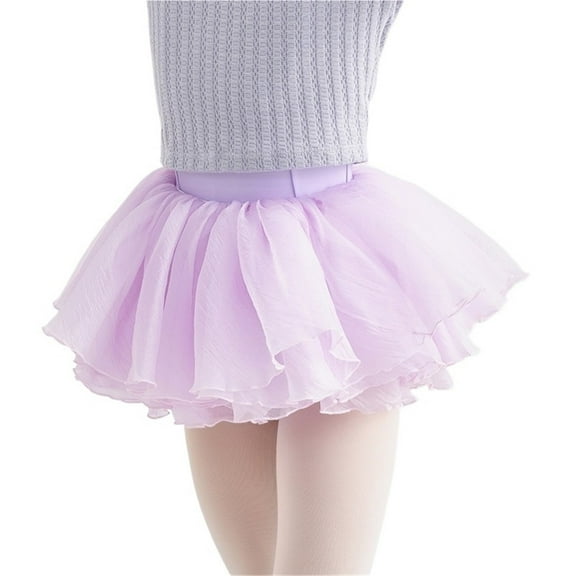 Fashion Cute Design Girls 4 Layers Training Birthday Party Wear Silk Tulle Ballet Dance Skirts
