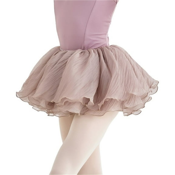 Fashion Cute Design Girls 4 Layers Training Birthday Party Wear Silk Tulle Ballet Dance Skirts