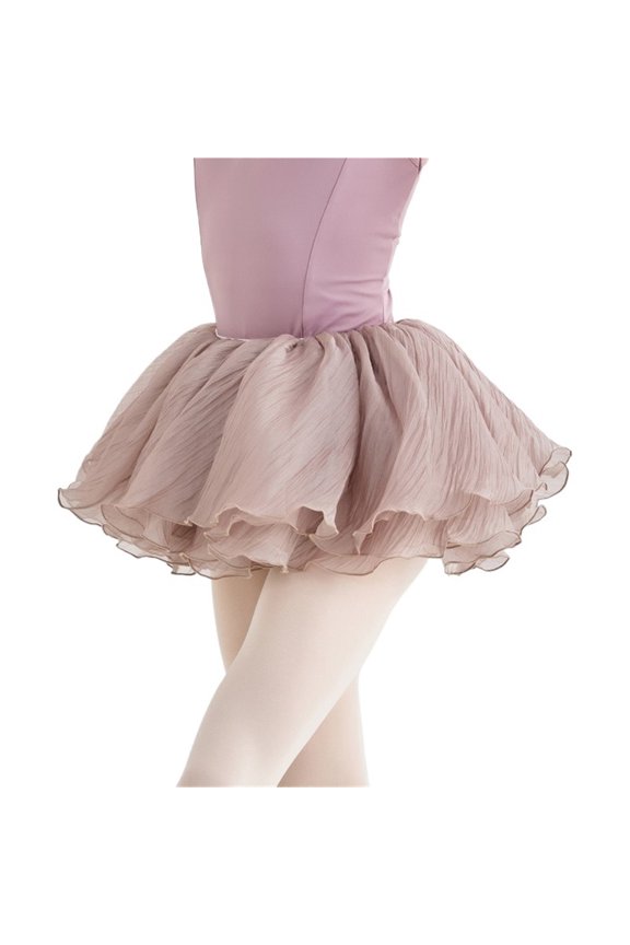 Fashion Cute Design Girls 4 Layers Training Birthday Party Wear Silk Tulle Ballet Dance Skirts