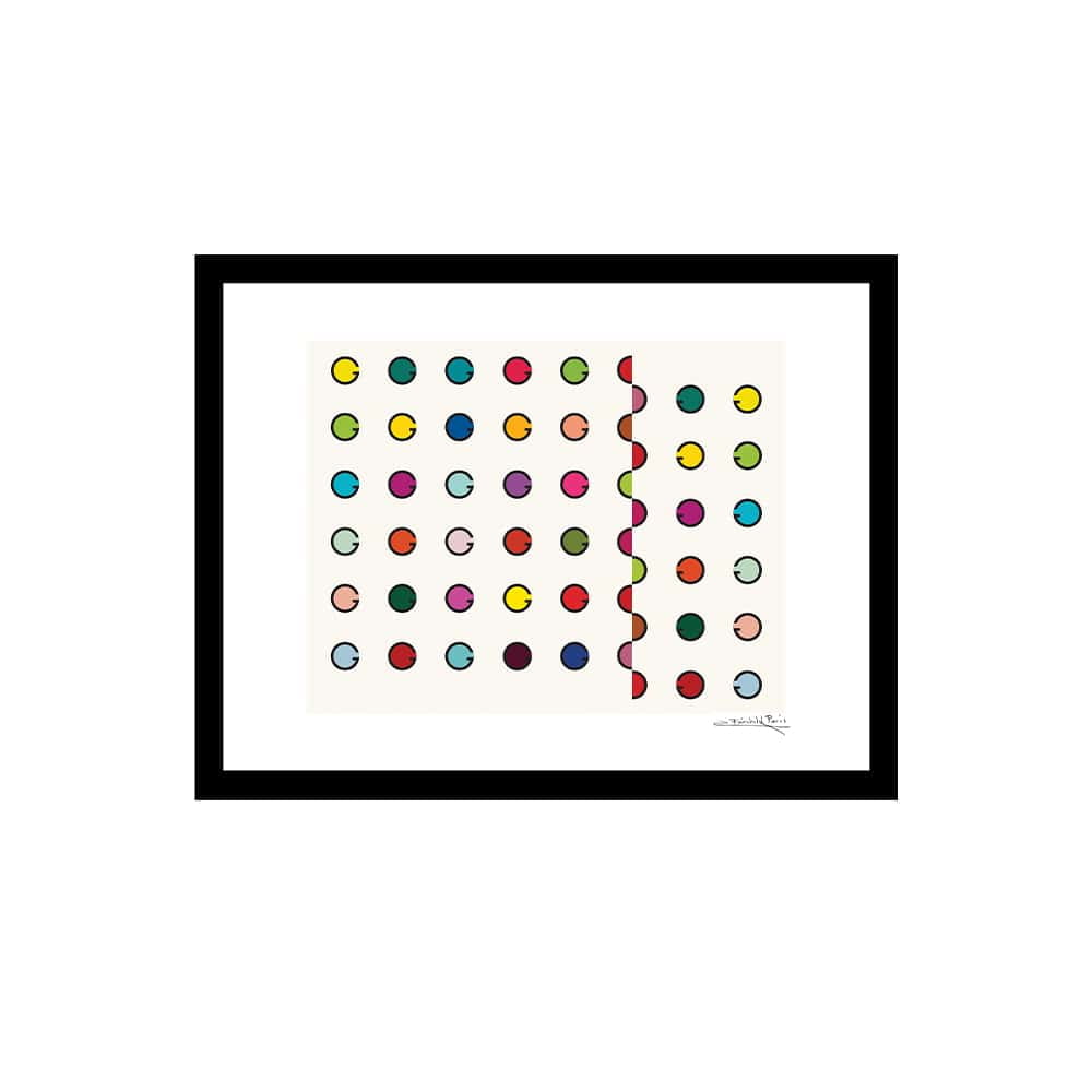 Fashion Deco Logo Design - Framed Print