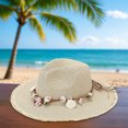 thumbnail image 1 of Fashion Decoration Large Brim Sun Hat Seaside Holiday Straw Hat Sun Hat Dyke Hat Shoe Visor Floppy Hat for Men Hiking Hat for Men Summer Fedora for Women Men's Outdoor Hats Alkali Visor Hemlock Visor, 1 of 3