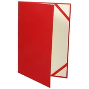 Fashion Design Certificate Folders Cover Book Cases Protector Paper Envelope Red