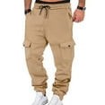 thumbnail image 1 of Fashion Design Jogging Pants Loose Legged Pants New Fashionable Casual Sports Pants for Men Casual Long Trousers Big Size Lightweight Draped Sweatpants for Men Elastic Comfortable Men Sweatpants, 1 of 4