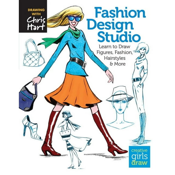 Fashion Design Studio: Learn to Draw Figures, Fashion, Hairstyles & More, (Paperback)