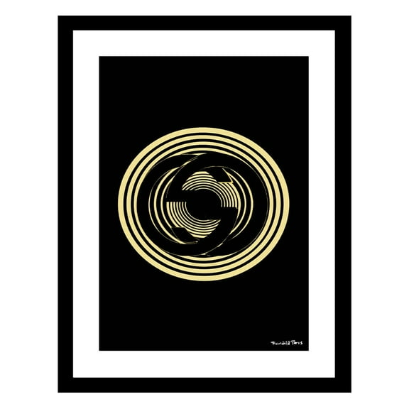 Fashion Designer Disco Logo - Framed Print