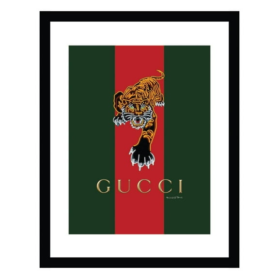 Fashion Designer Glam Snake - Framed Print