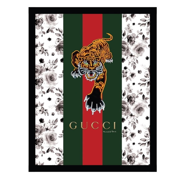 Fashion Designer Glam Snake - Framed Print