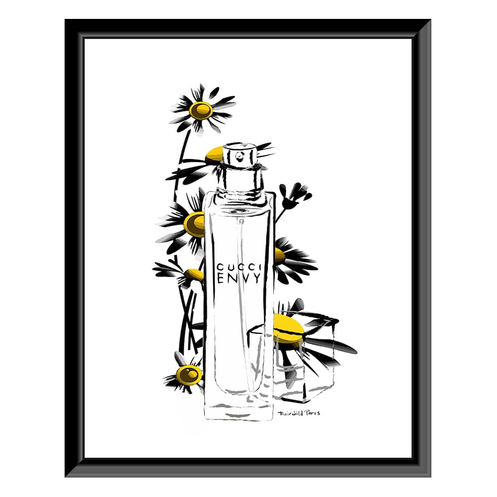 Fashion Designer Perfume - Framed Print