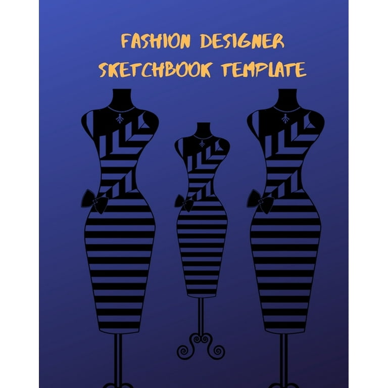 Make It Real 90pc Digital Dream Fashion Design Sketchbook, JOANN
