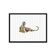 thumbnail image 1 of Fashion Designer Tiger Image - Framed Print, 1 of 1