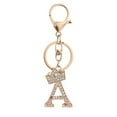 thumbnail image 1 of Fashion Diamond Encrusted Metal Letter Jewelry Foreign Trade Alloy Flash Diamond 26 English Letter Keychains Bag Accessories, 1 of 6