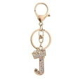 thumbnail image 1 of Fashion Diamond Encrusted Metal Letter Jewelry Foreign Trade Alloy Flash Diamond 26 English Letter Keychains Bag Accessories, 1 of 6