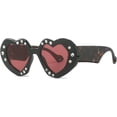 thumbnail image 1 of Fashion Diamond Heart Shape Sunglasses Women Trends Shiny Rhinestone Sun Glasses Ladies Rave Party Sunglasses Eyewear, 1 of 6