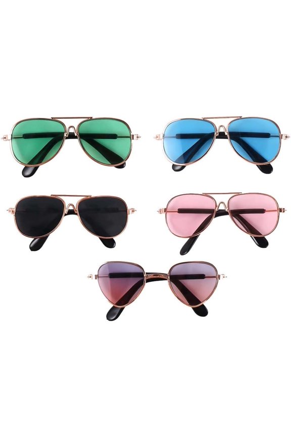 Fashion Dog Cat Sunglasses Accessoires Toy Photo Props Eyewear, Reflection Eye Wear Flying Glasses for Pet