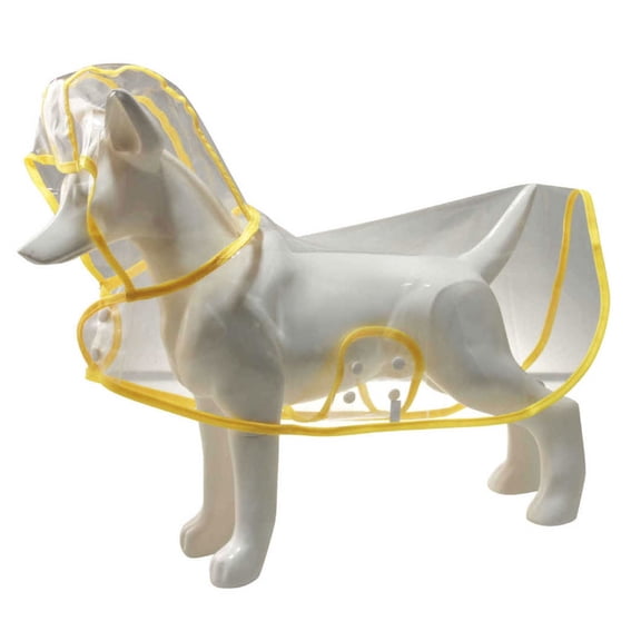 Fashion Dog Rain Coat Pet Hooded RaincoatS Rain Wear Transparent Dog Rainsuit Waterproof Rainy Wear Puppy Rain Jackets