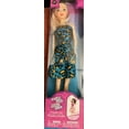 thumbnail image 1 of Fashion Doll with Leopard Blue Design Dress - White, 1 of 4