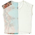 thumbnail image 1 of Fashion Dolman A Short Sleeve T-Shirt [Sea Spray], 1 of 3