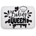 Fashion Doormat Bathroom Rugs Baking Queen Bath Mat Kitchen Quote Non