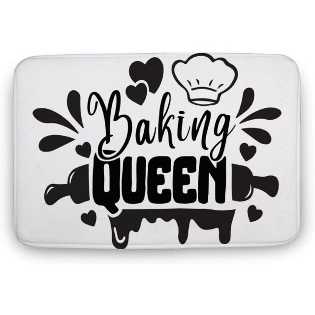 Fashion Doormat Bathroom Rugs Baking Queen Bath Mat Kitchen Quote Non
