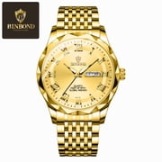 Fashion Double Calendar Quartz Waterproof Men's Watch