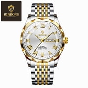 Fashion Double Calendar Quartz Waterproof Mens Watch
