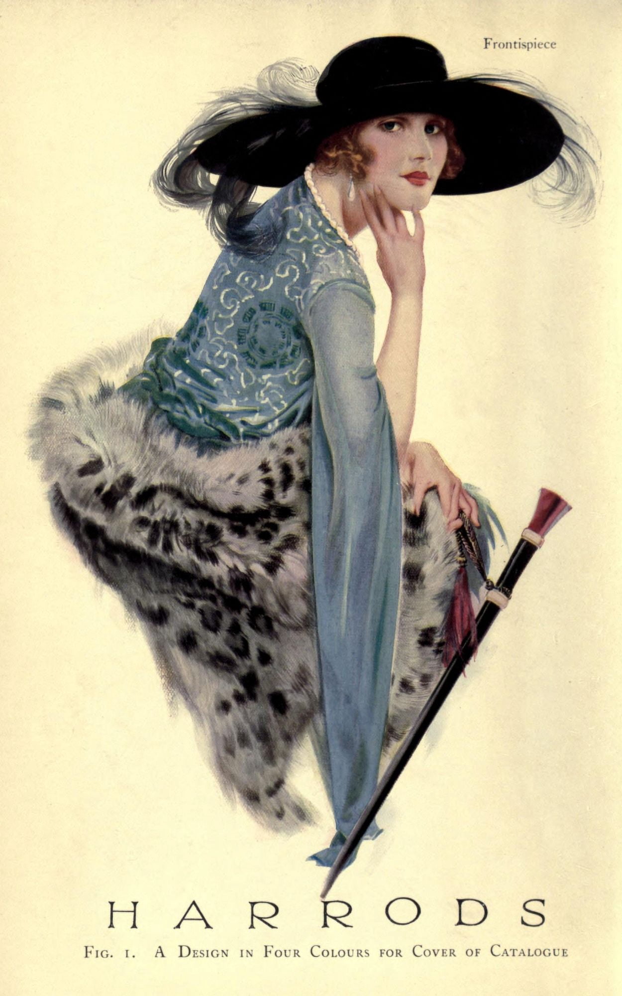 Fashion Drawing & Design Harrods Canvas Art - Luie M Chadwick (24 x 36)