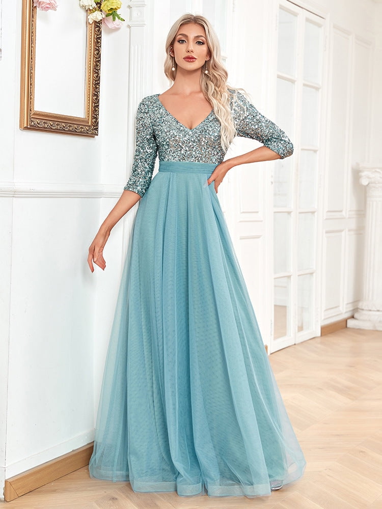 green emerald velvet dress Ashley Lauren Style 12301 Long Prom Dress Pageant Formal Evening Gown 10 / Ice Pink main image 0