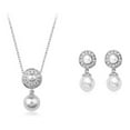 thumbnail image 1 of Fashion Elegant Round Pearl Necklace and Earrings Set, 1 of 1