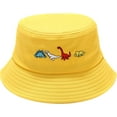 thumbnail image 1 of Fashion Embroidery Bucket Hat Cotton Beach Fisherman Hats for Women Girls, 1 of 7