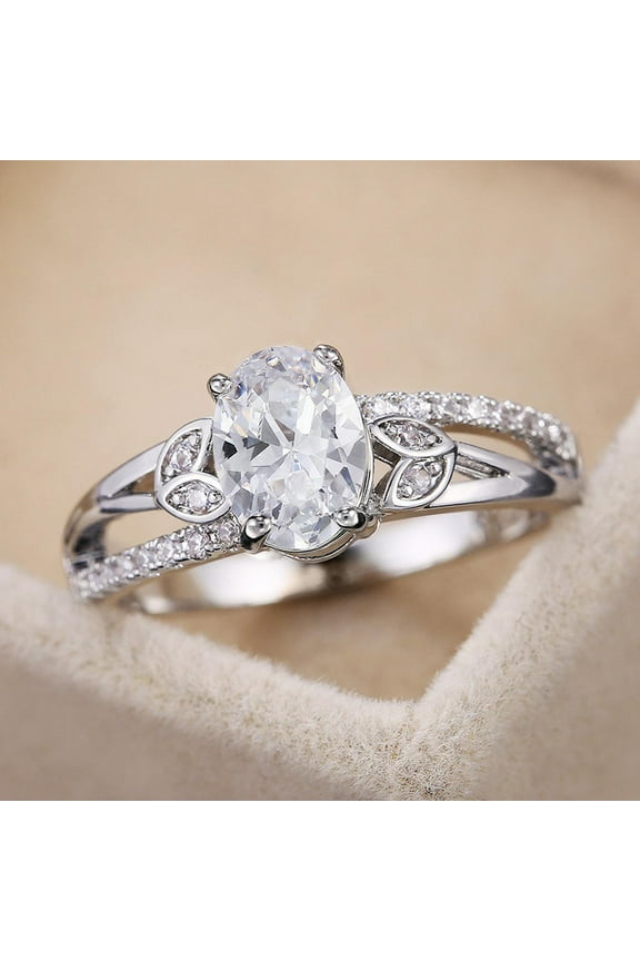 Fashion Engagement Finger Rings for Women Exquisite Anniversary Gifts