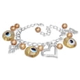 thumbnail image 1 of Fashion Evil Eye Beads Ball Heart Butterfly Charm Womens Bracelet, 1 of 3