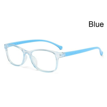 Fashion Eye Protection Online Classes Computer Ultra Light Frame Comfortable Eyeglasses Kids Glasses Anti-blue Light BLUE