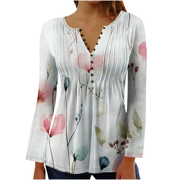 Blouses for Women Spring Womens Tops Trendy Spring Pullover Oversized Tops My Items