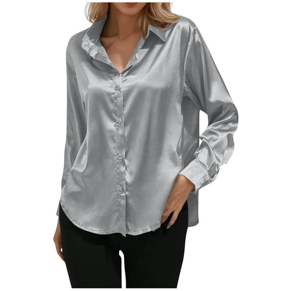 Fashion Fall Saving Fall Shirts for Women 2025 Long Sleeve Womens Shirts Casual Pullover Plus Size Tops Fall My Order My Items