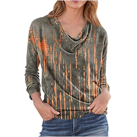 Spring Shirts for Women 2026 Long Sleeve Womens Tops Casual Plus Size Pullover Plus Size Tops for Women Spring My Items