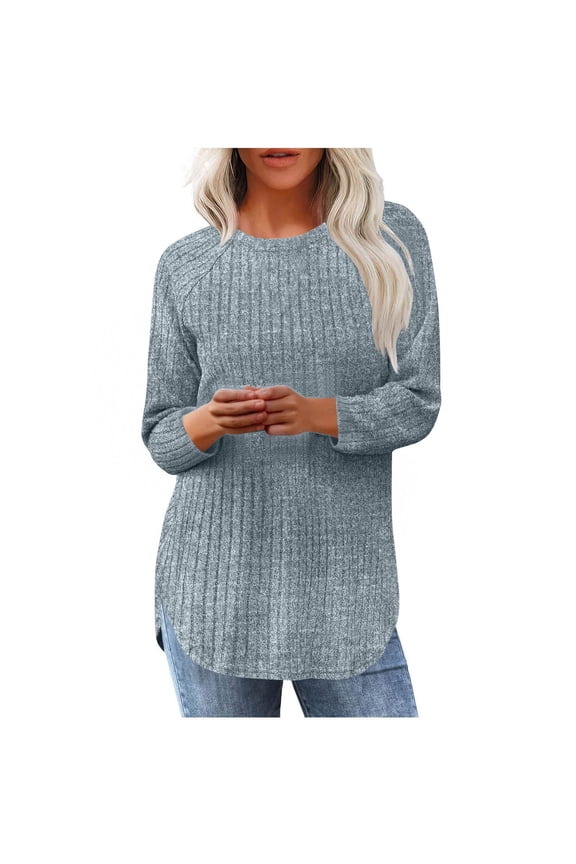 My Items Fall Shirts for Women 2025 Women's Shirts Long Womens 3/4 Sleeve Tops Women's Blouses Casual Reorder Items