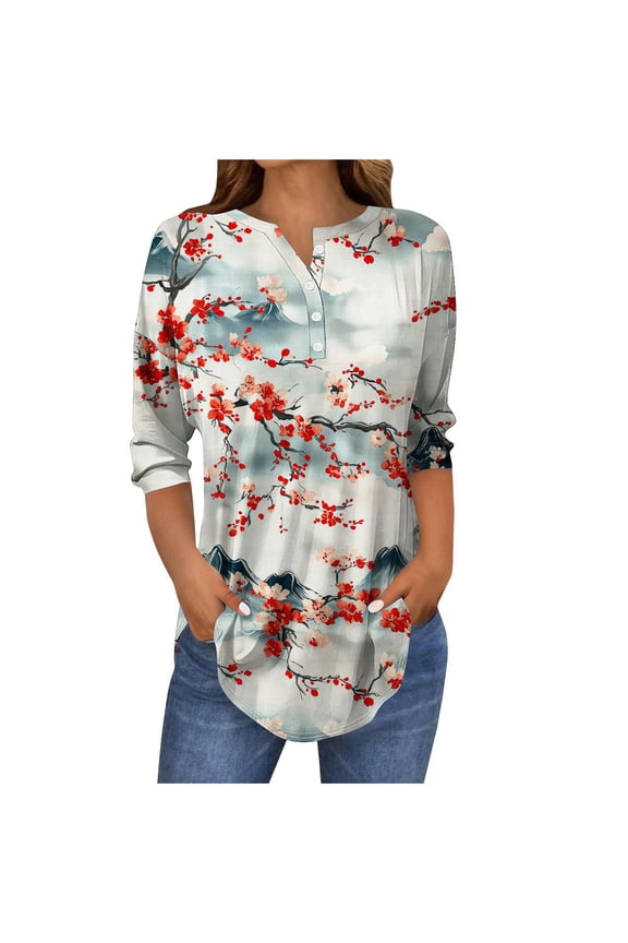 My Items Womens Spring Tops Casual Womens Tops Casual Spring Womens Tops 3/4 Length Sleeves Womens Blouses Spring 2026 My Reorder List